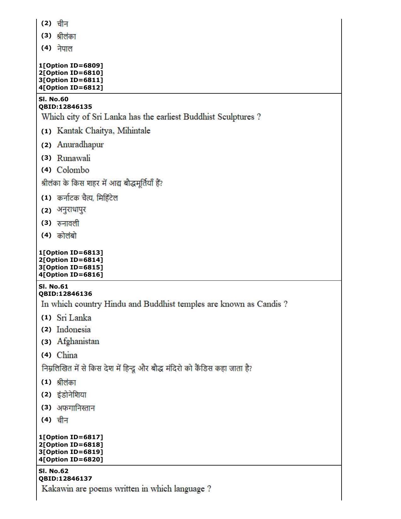 CUET (PG) 2022: PGQP-30 Museology (3-09-2022) Question Paper - Page 30