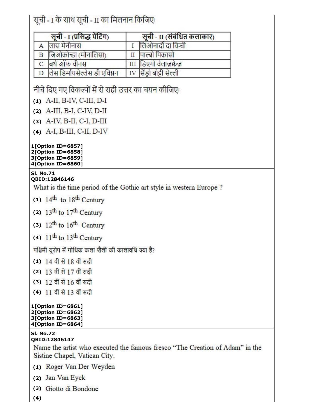 CUET (PG) 2022: PGQP-30 Museology (3-09-2022) Question Paper - Page 35