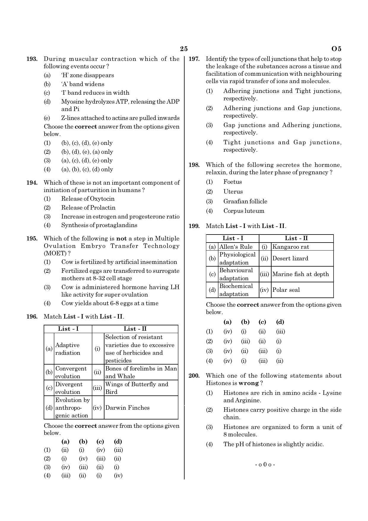 NEET O5 2021 Question Paper - Page 25