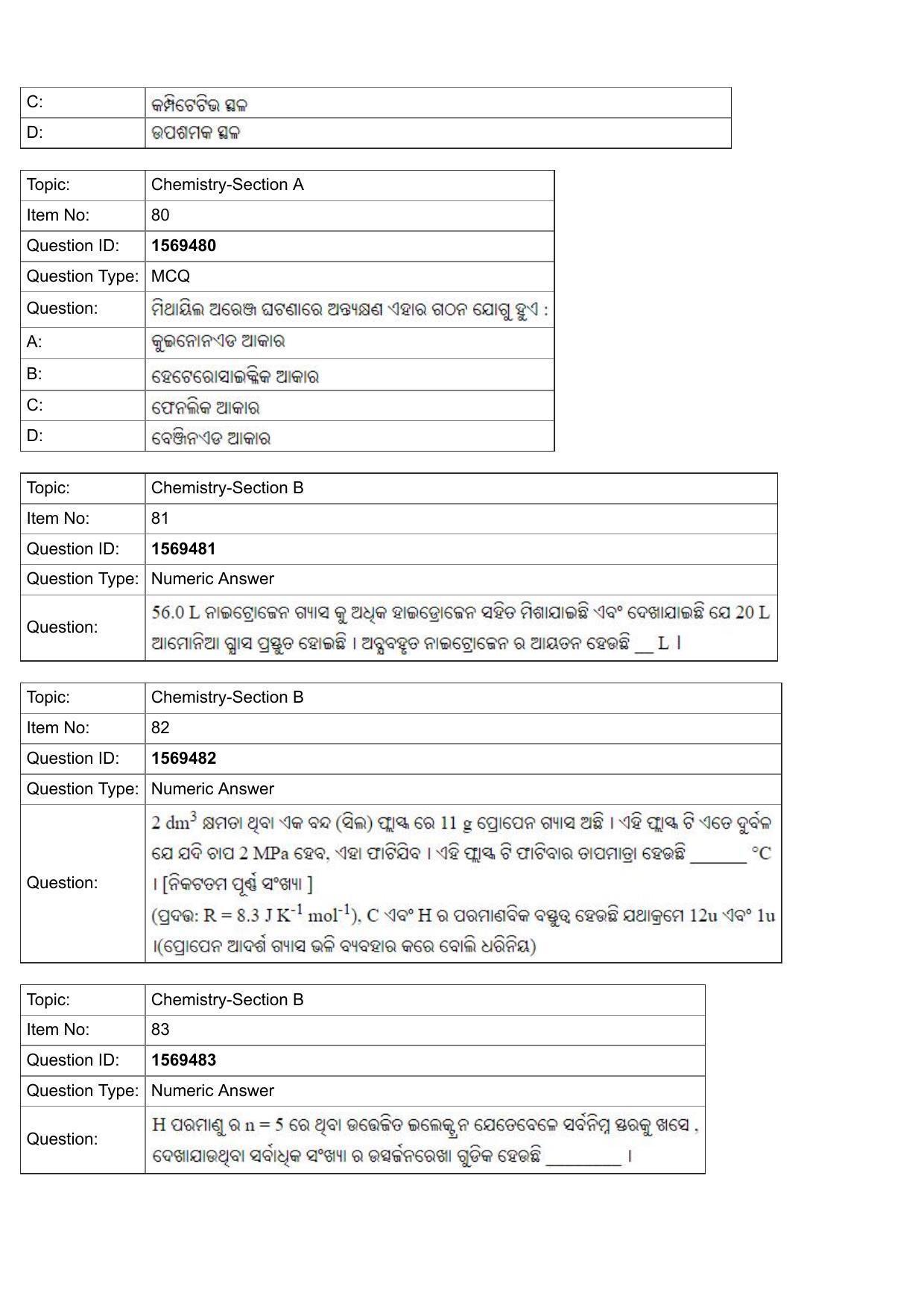 JEE Mains 2022: B.Arch Odiya (Shift 2) 25-07-2022 Question Paper - Page 28