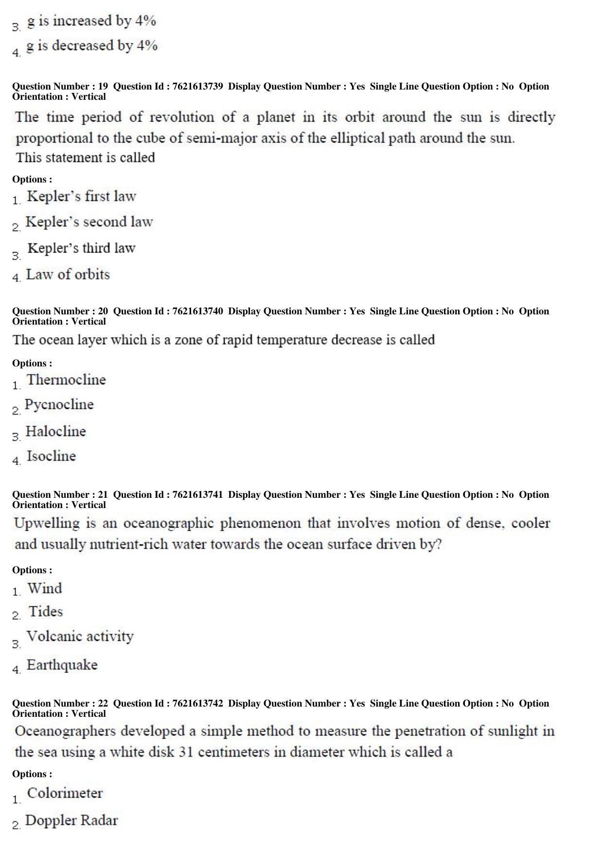 TS PGECET 2017: Geo Engineering & Geo Informatics Question Papers - Page 6