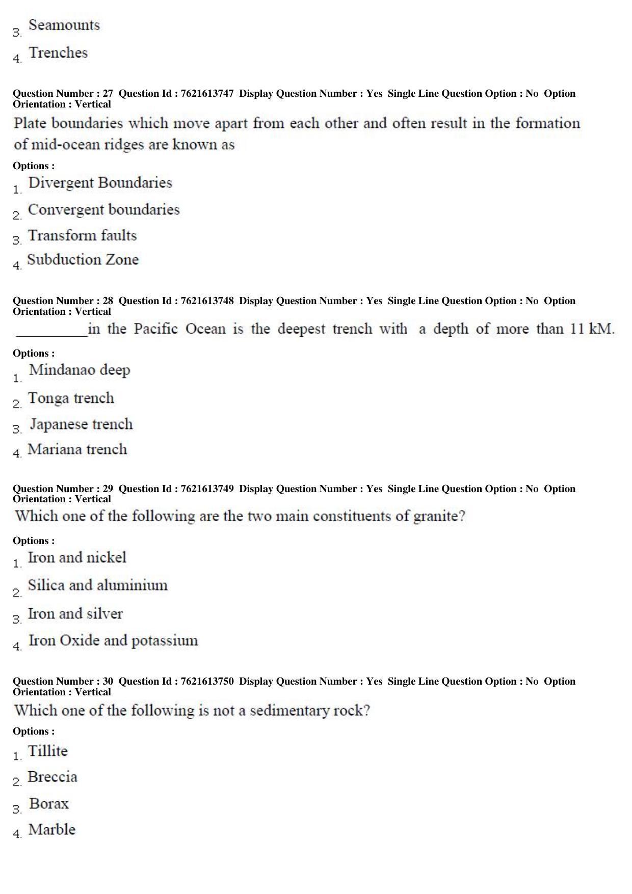 TS PGECET 2017: Geo Engineering & Geo Informatics Question Papers - Page 8