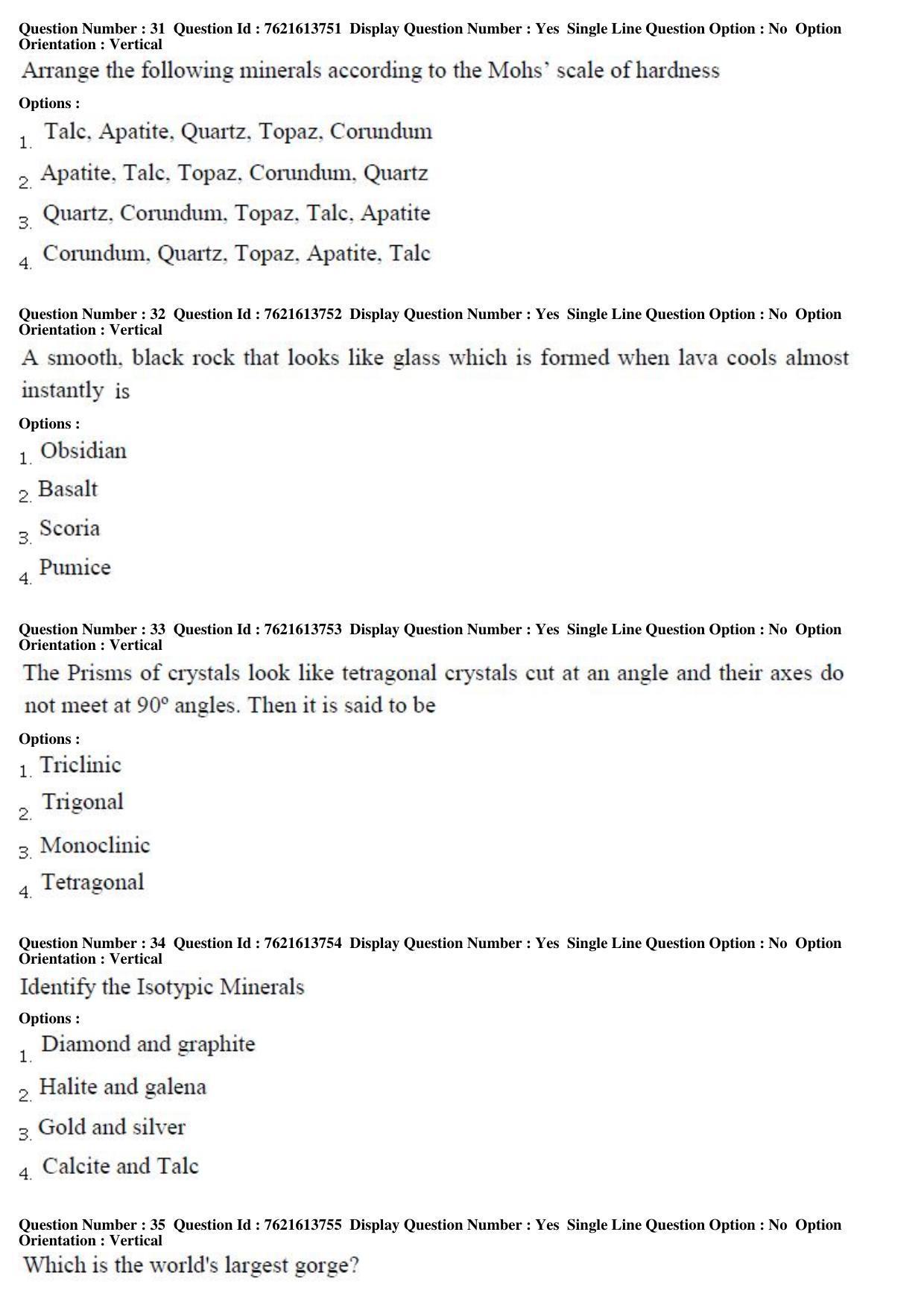 TS PGECET 2017: Geo Engineering & Geo Informatics Question Papers - Page 9
