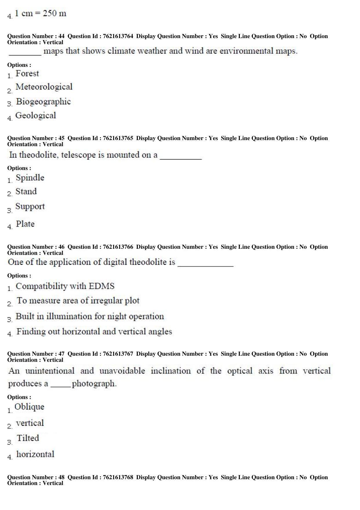 TS PGECET 2017: Geo Engineering & Geo Informatics Question Papers - Page 12