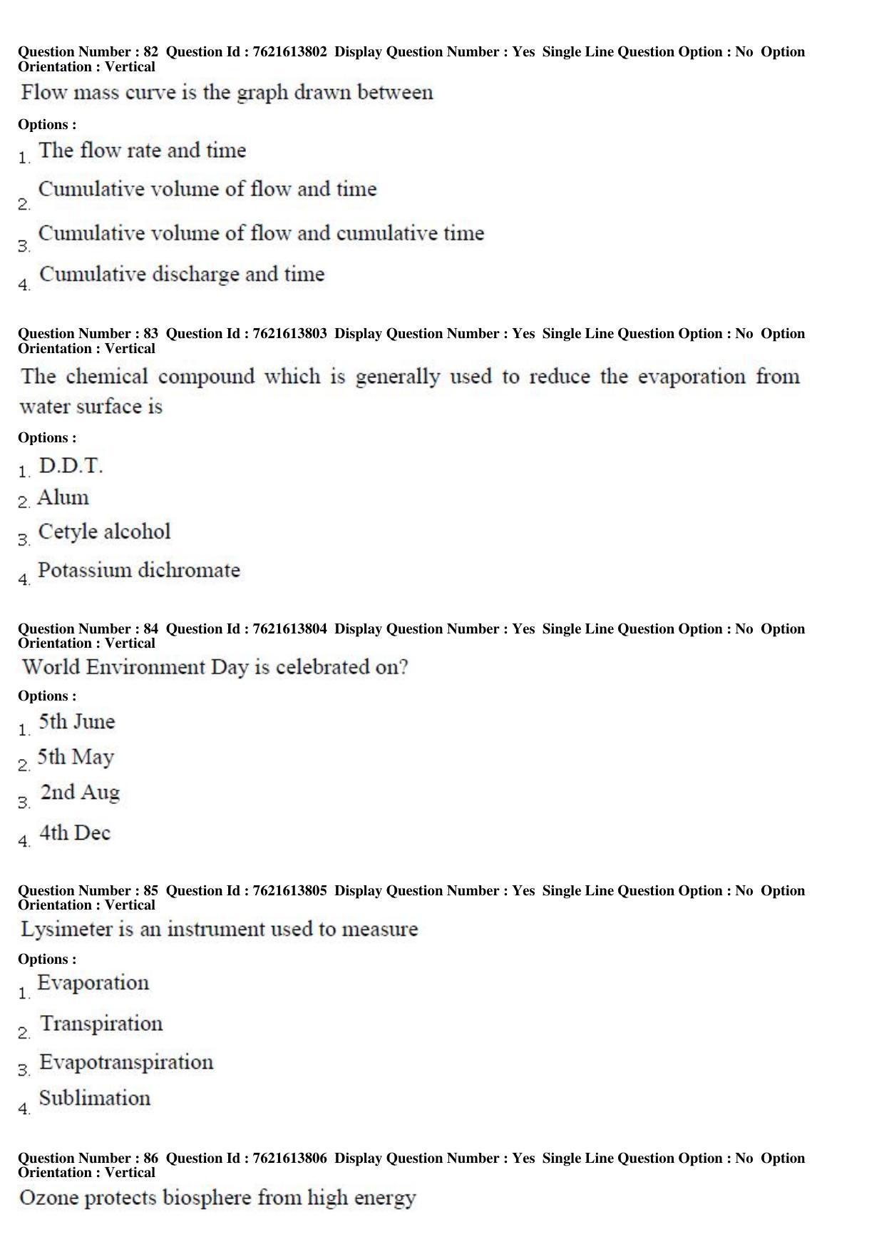 TS PGECET 2017: Geo Engineering & Geo Informatics Question Papers - Page 21