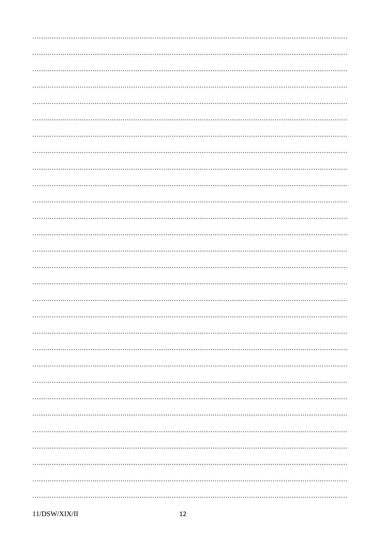 FTII JET Three Year Post Graduate Diploma in Direction & Screenplay Writing (Film Wing) 2019 Question Paper - Page 12