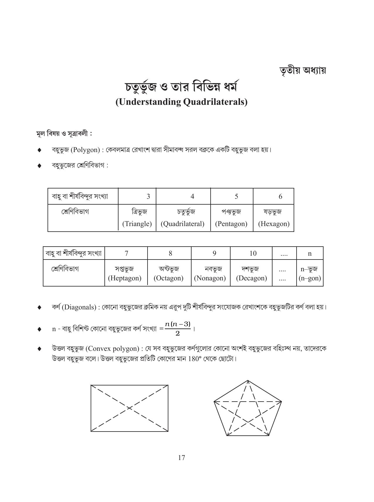 Tripura Board Class 8 Math Bengali Version Workbooks - Page 17