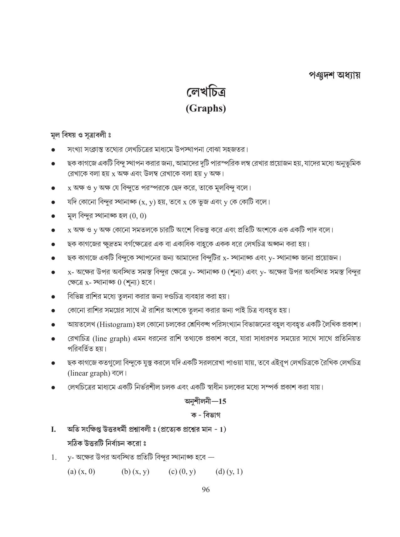 Tripura Board Class 8 Math Bengali Version Workbooks - Page 96