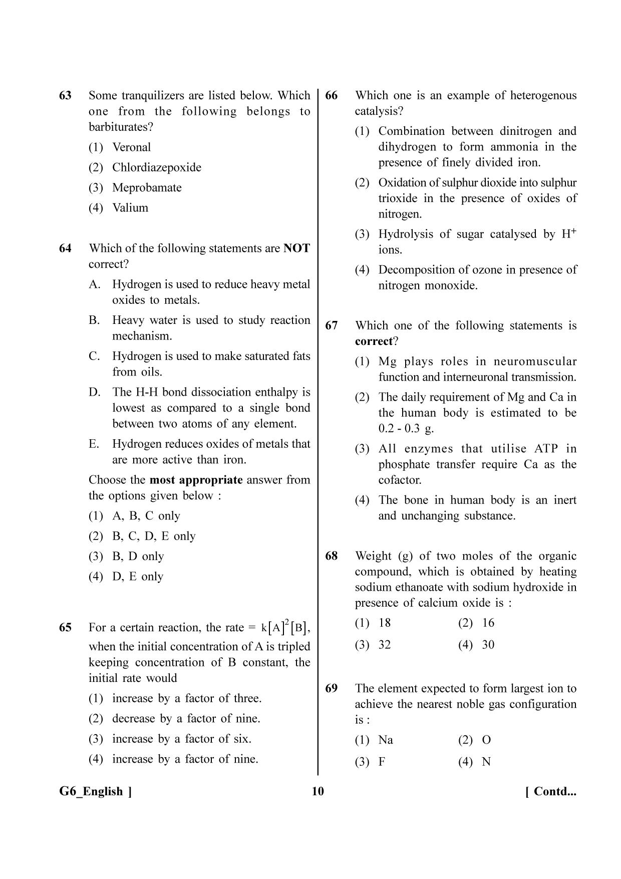 NEET 2023 G6 Question Paper - Page 10