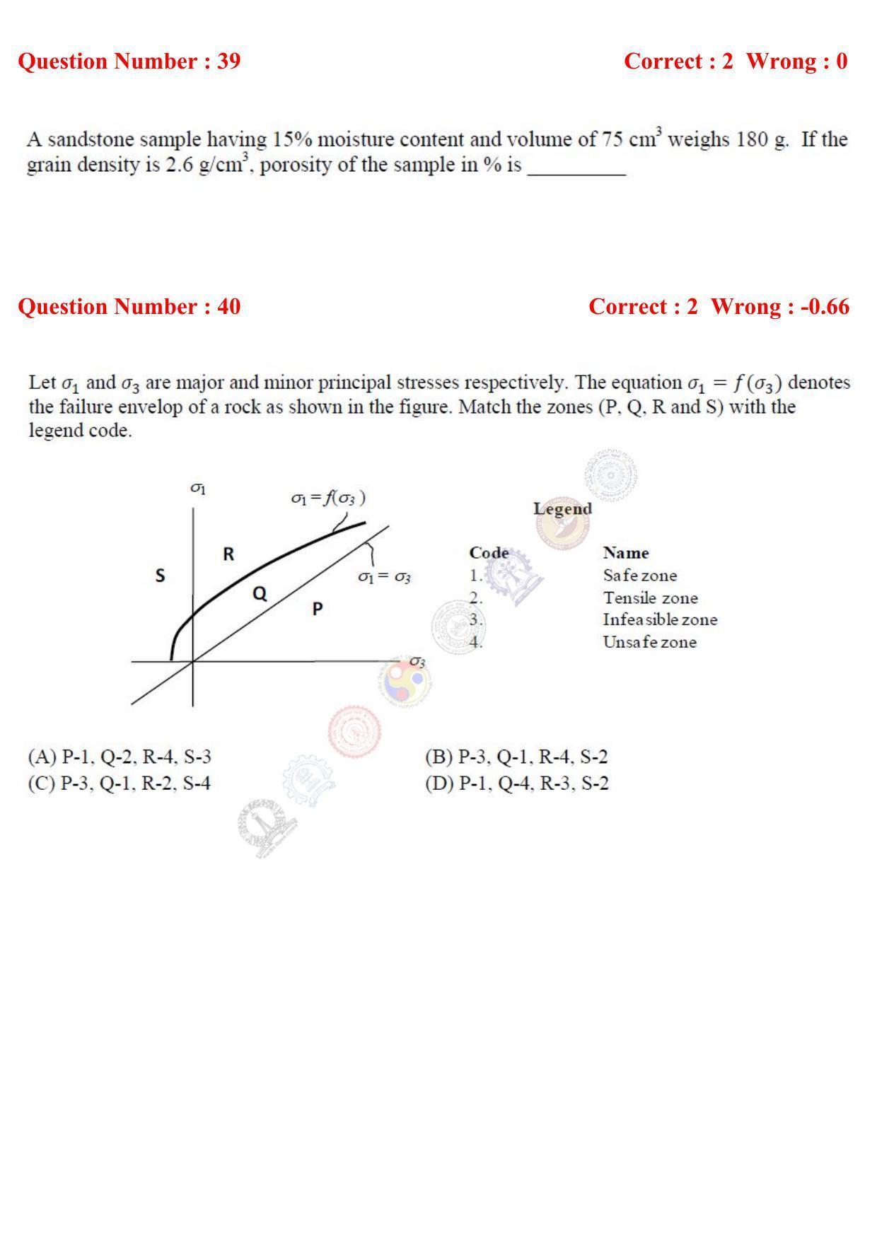GATE 2017 Mining Engineering (MN) Question Paper with Answer Key - Page 13