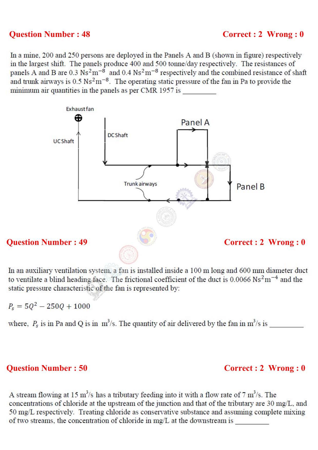 GATE 2017 Mining Engineering (MN) Question Paper with Answer Key - Page 17