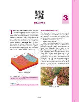 NCERT Book for Class 9 Geography Chapter 3 Drainage