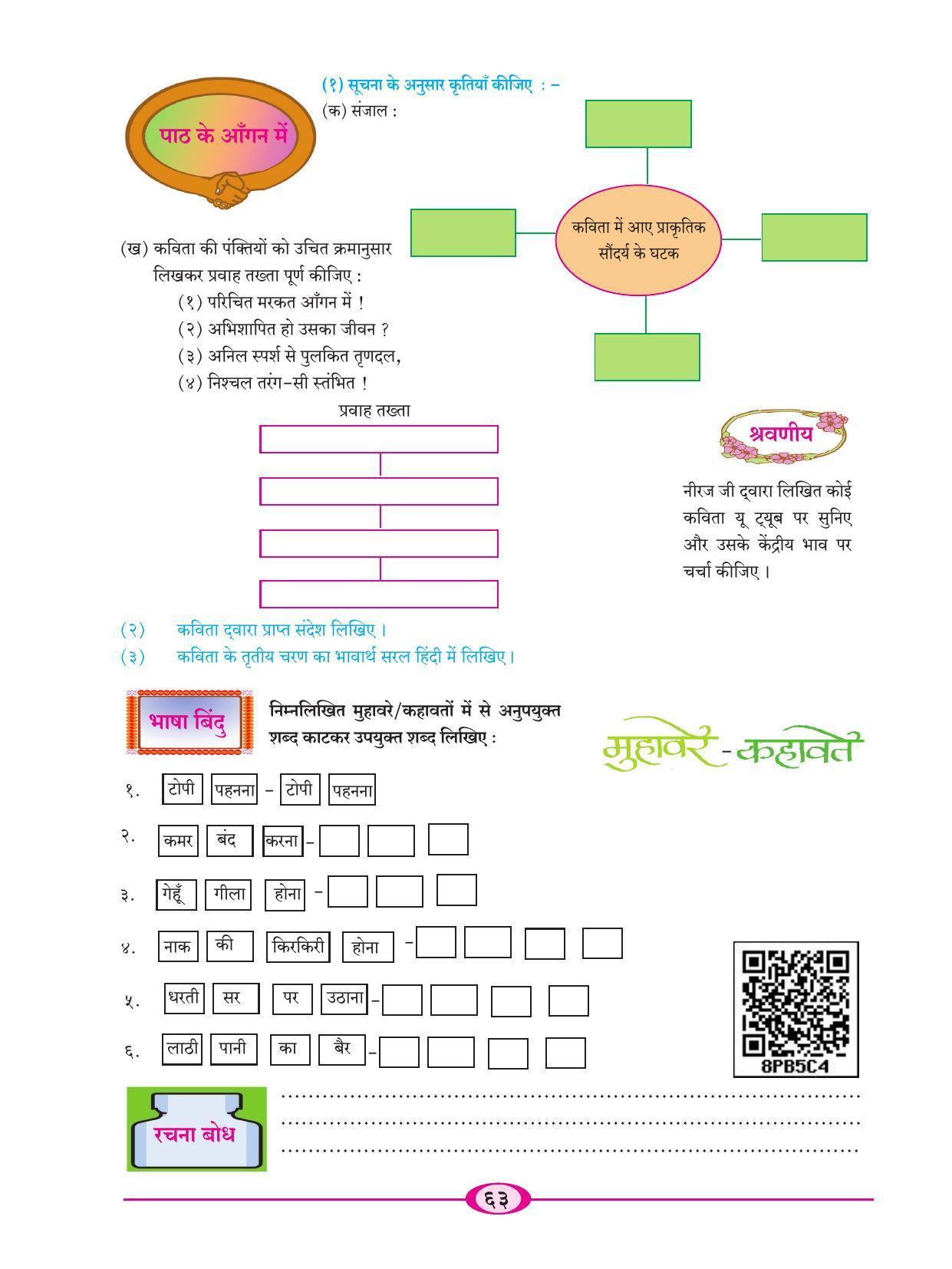 Maharashtra Board Class 9 Hindi Textbook - Page 73