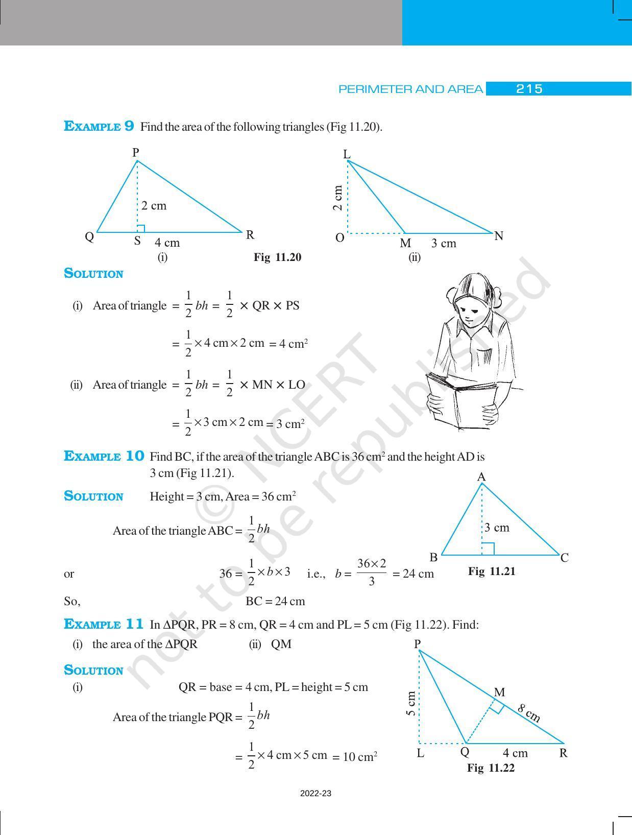 NCERT Book for Class 7 Maths: Chapter 11-Perimeter and Area - Page 11