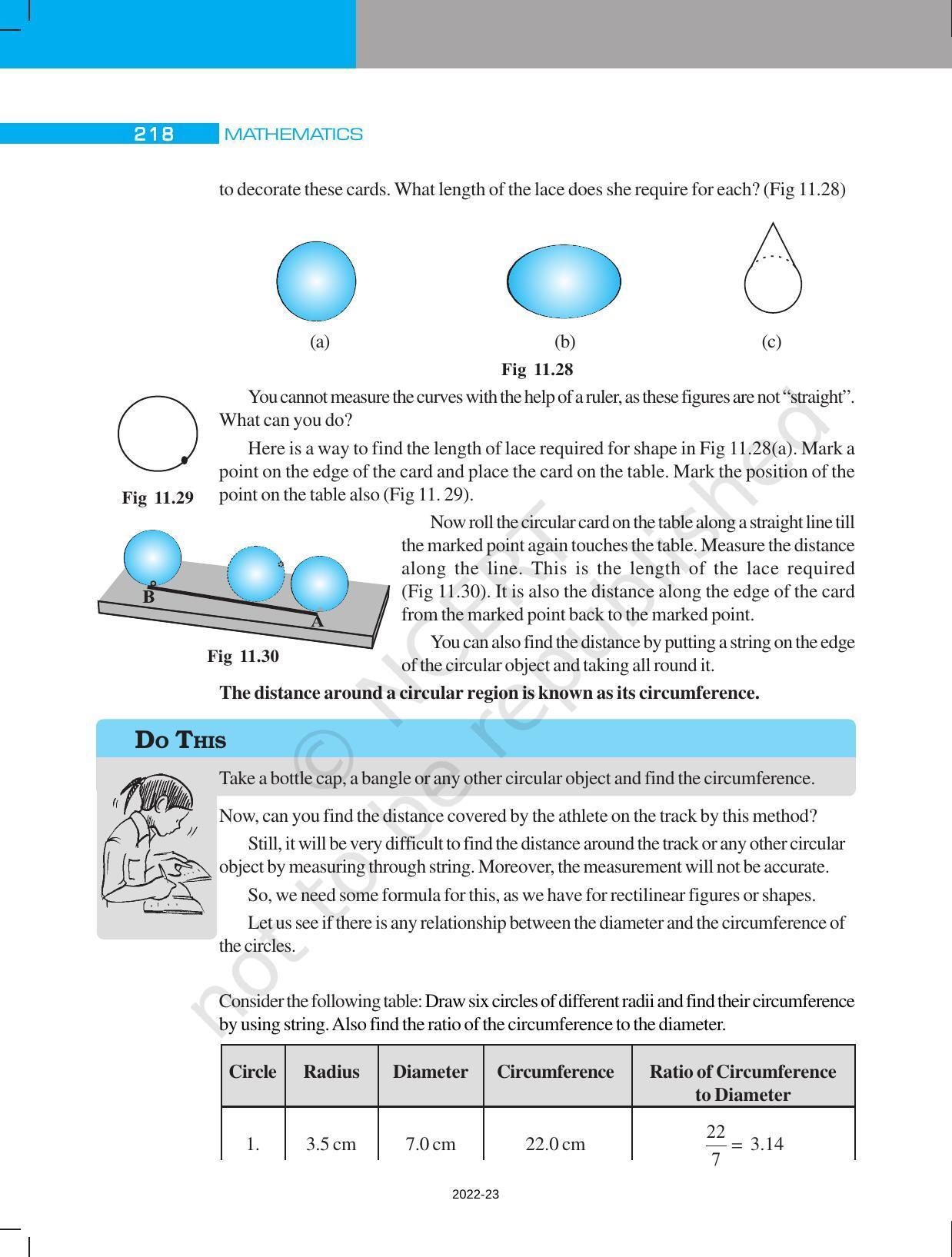 NCERT Book for Class 7 Maths: Chapter 11-Perimeter and Area - Page 14