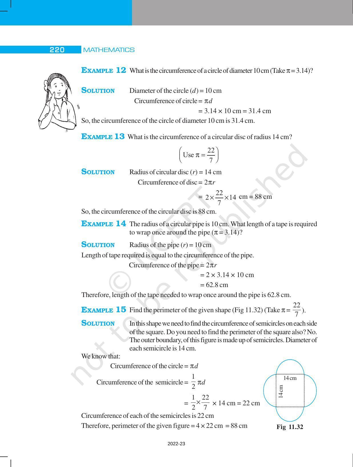 NCERT Book for Class 7 Maths: Chapter 11-Perimeter and Area - Page 16
