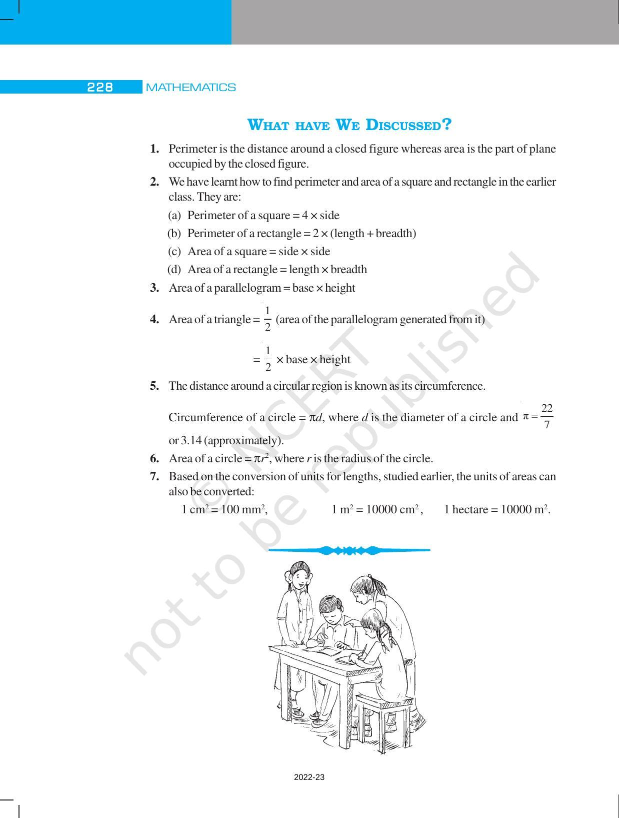 NCERT Book for Class 7 Maths: Chapter 11-Perimeter and Area - Page 24