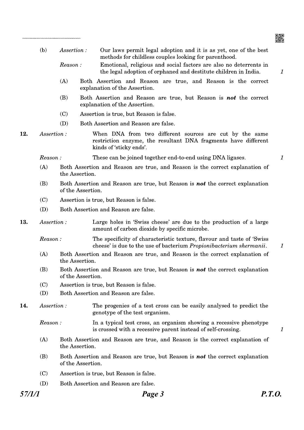 CBSE Class 12 QP_044_biology 2021 Compartment Question Paper - Page 3