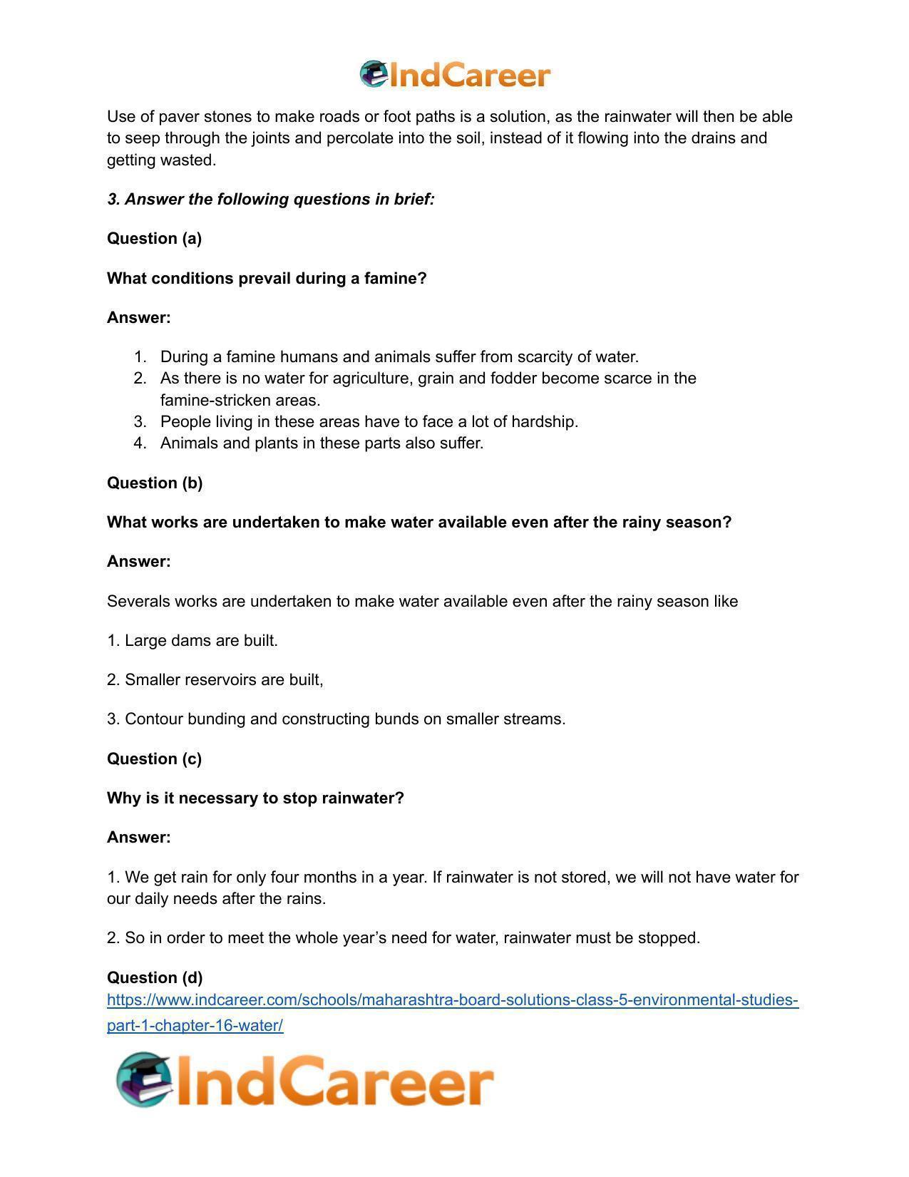 Maharashtra Board Solutions Class 5-Environmental Studies (Part 1): Chapter 16- Water - Page 3