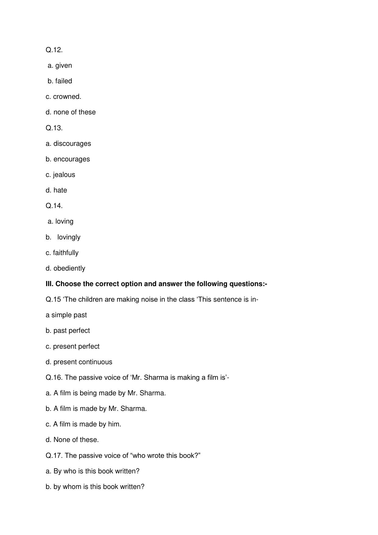 JAC Board Class 10th 2023 Model Paper (All Subject) - Page 4