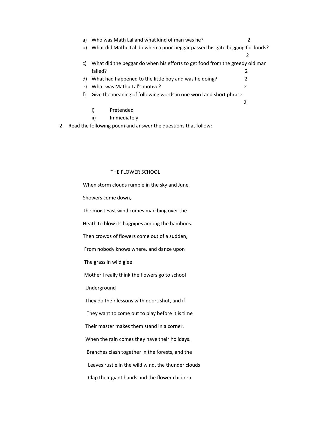 JAC Board Class 12th 2019 ENGLISH ELECTIVE SET-3 Model Paper - Page 2