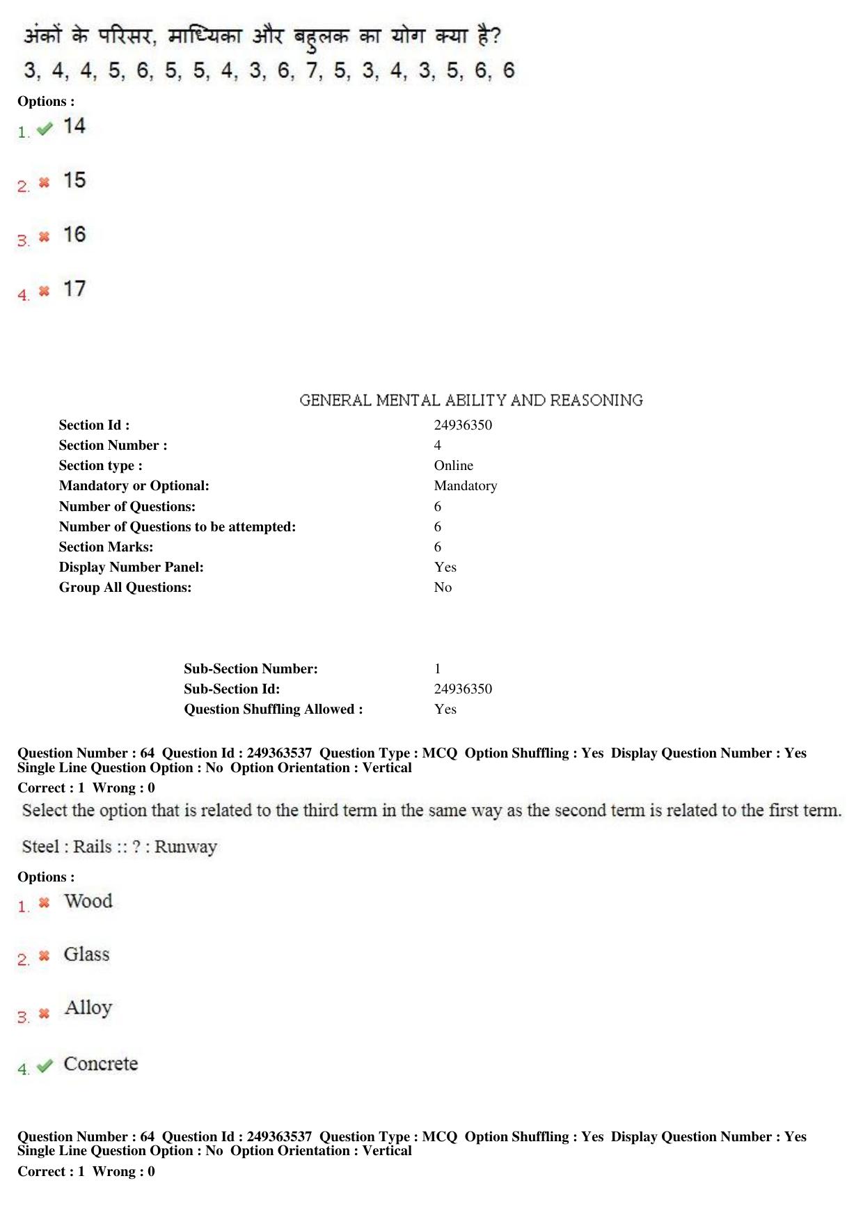 MP CPCT 19th Nov 2017 English Question Paper Shift 1 - Page 46