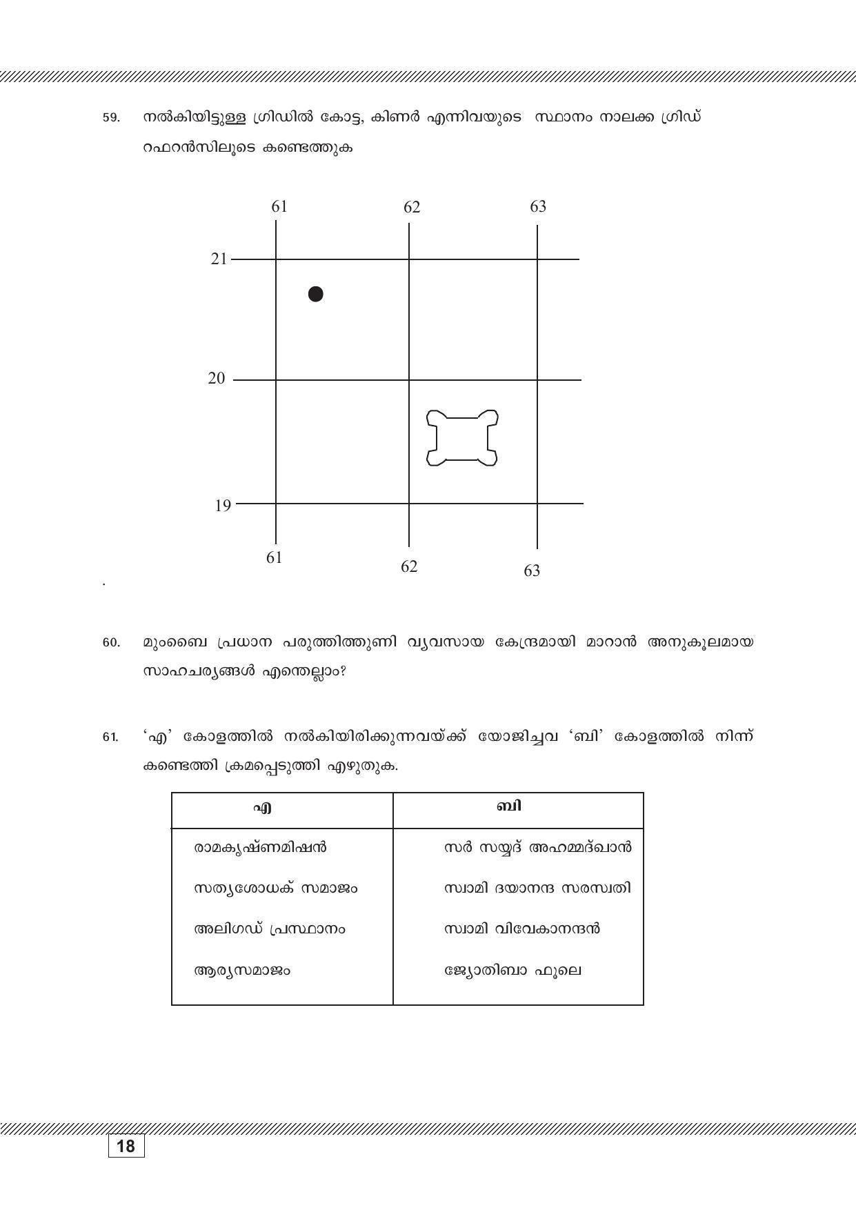 Kerala SSLC 2023 Social Science (Malayalam Medium) Question Pool - Page 18