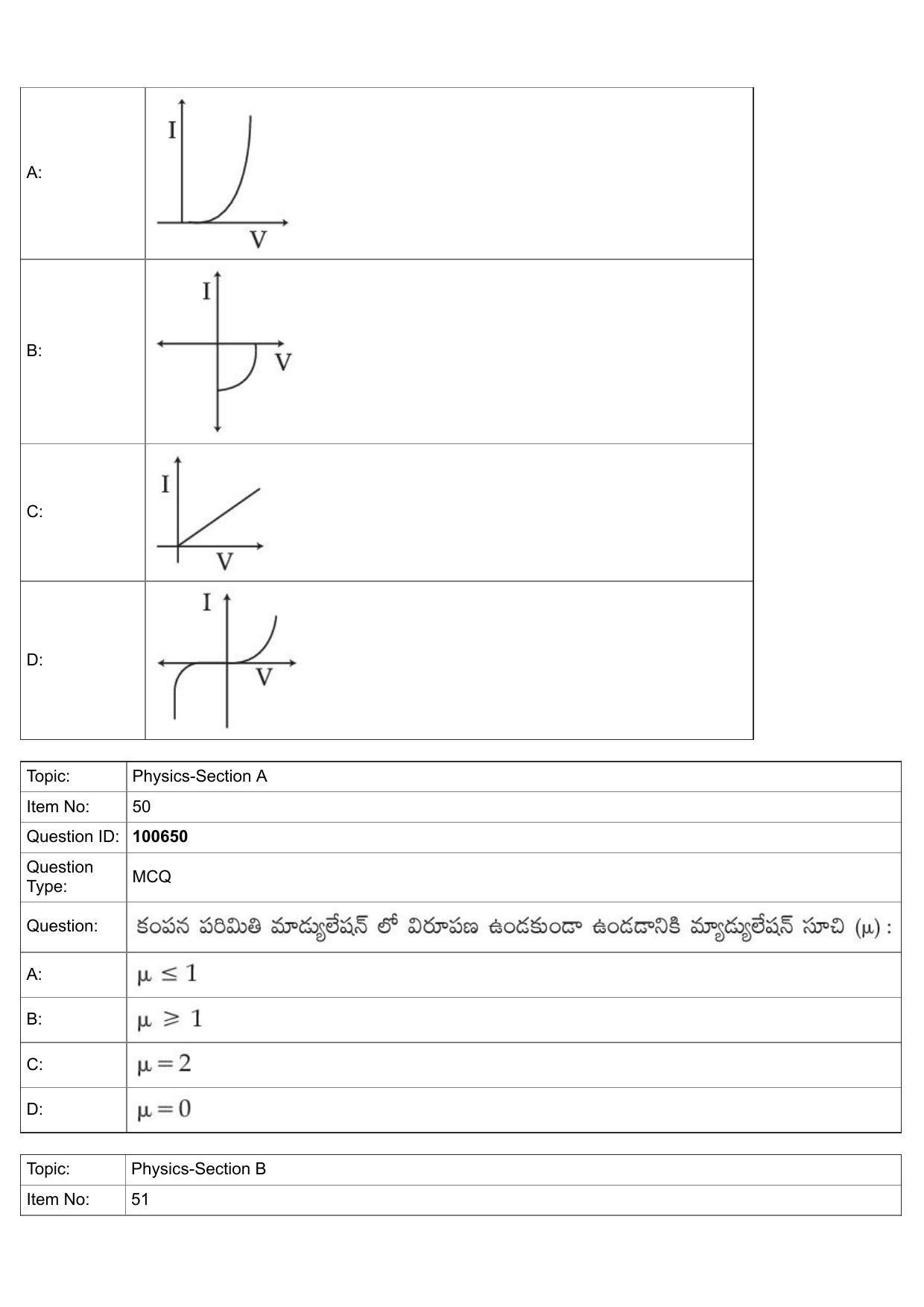 JEE Mains 2022: BTech Telugu (Shift 1) 28-07-2022 Question Paper - Page 22