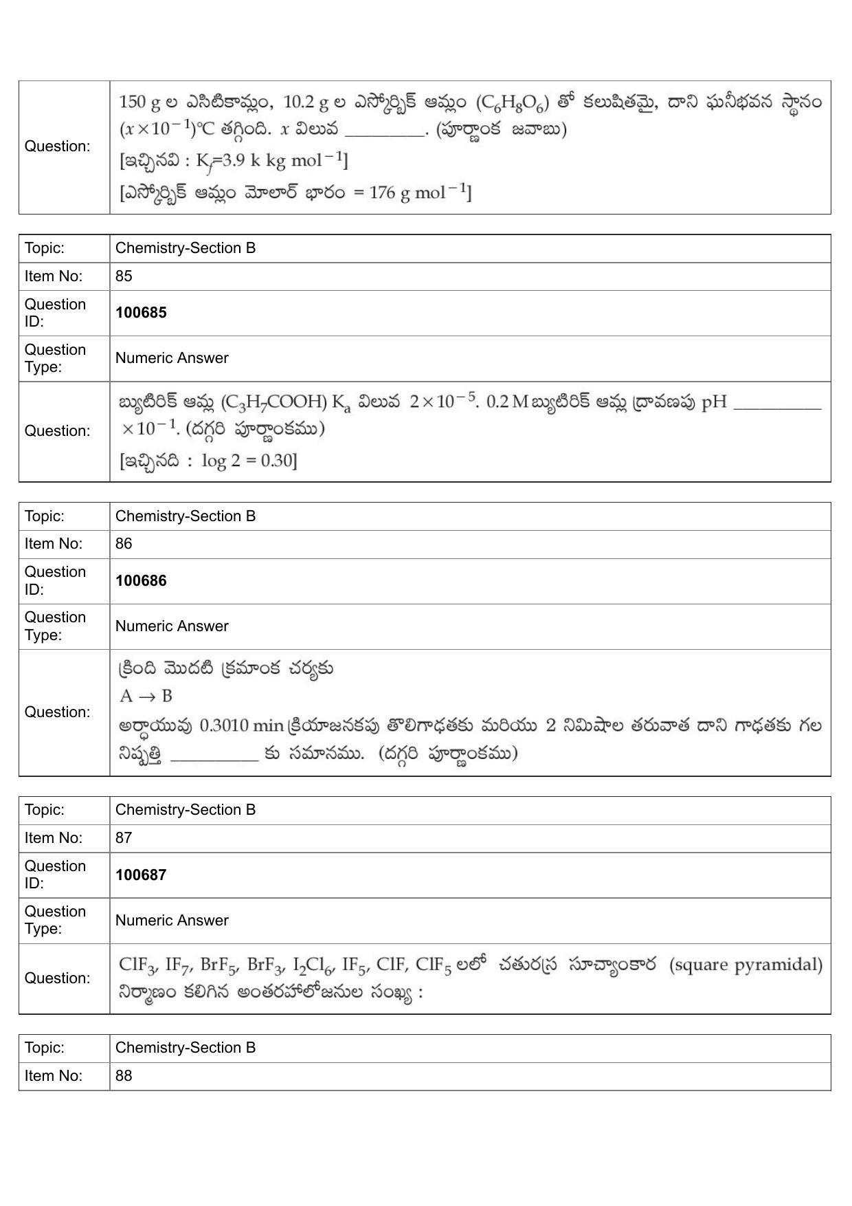 JEE Mains 2022: BTech Telugu (Shift 1) 28-07-2022 Question Paper - Page 40