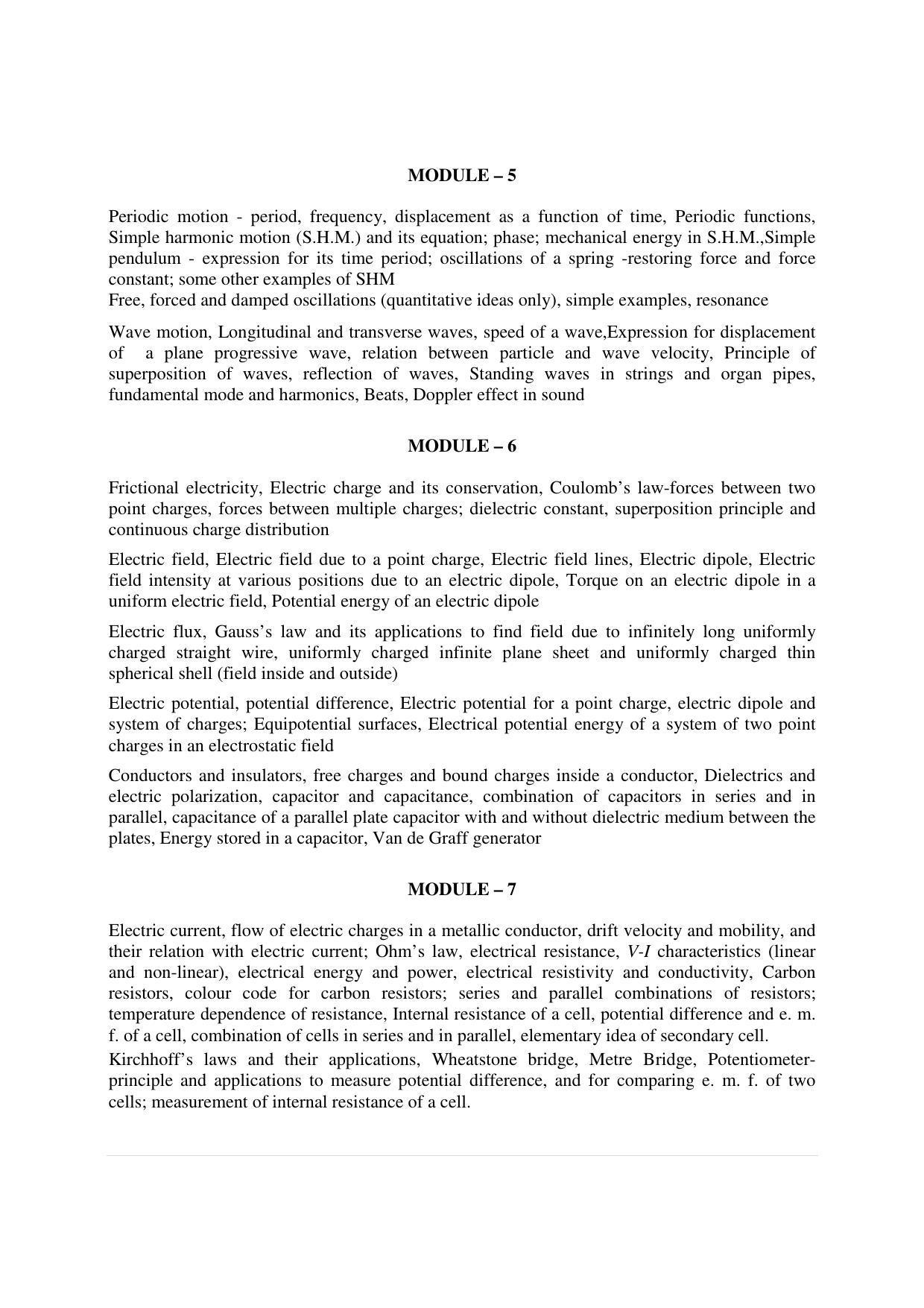 TBJEE Syllabus - Page 4