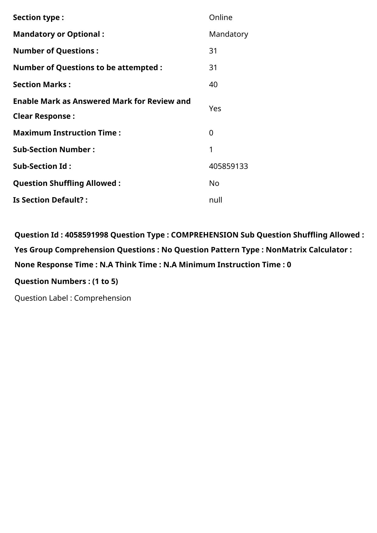 NIFT 2024 Sample Paper - Page 2