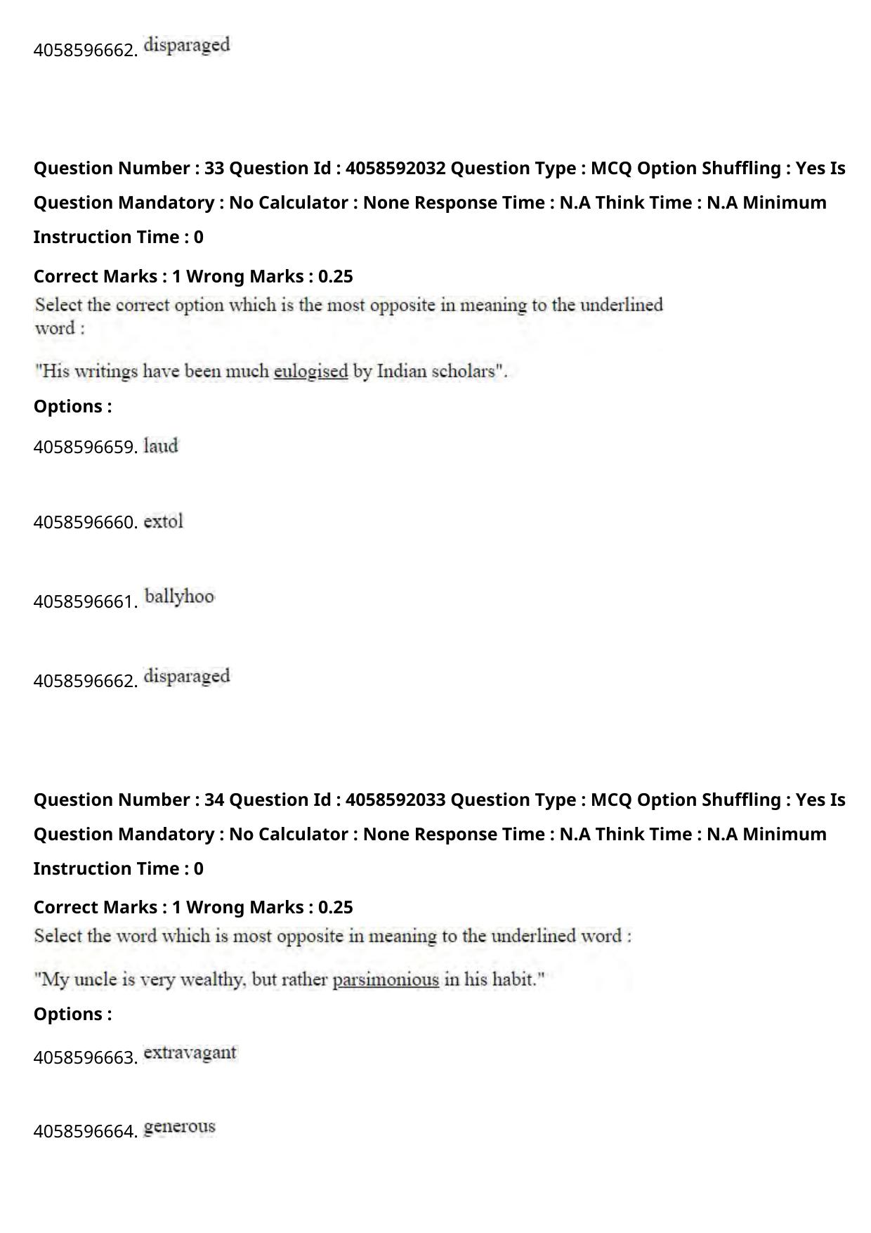 NIFT 2024 Sample Paper - Page 40