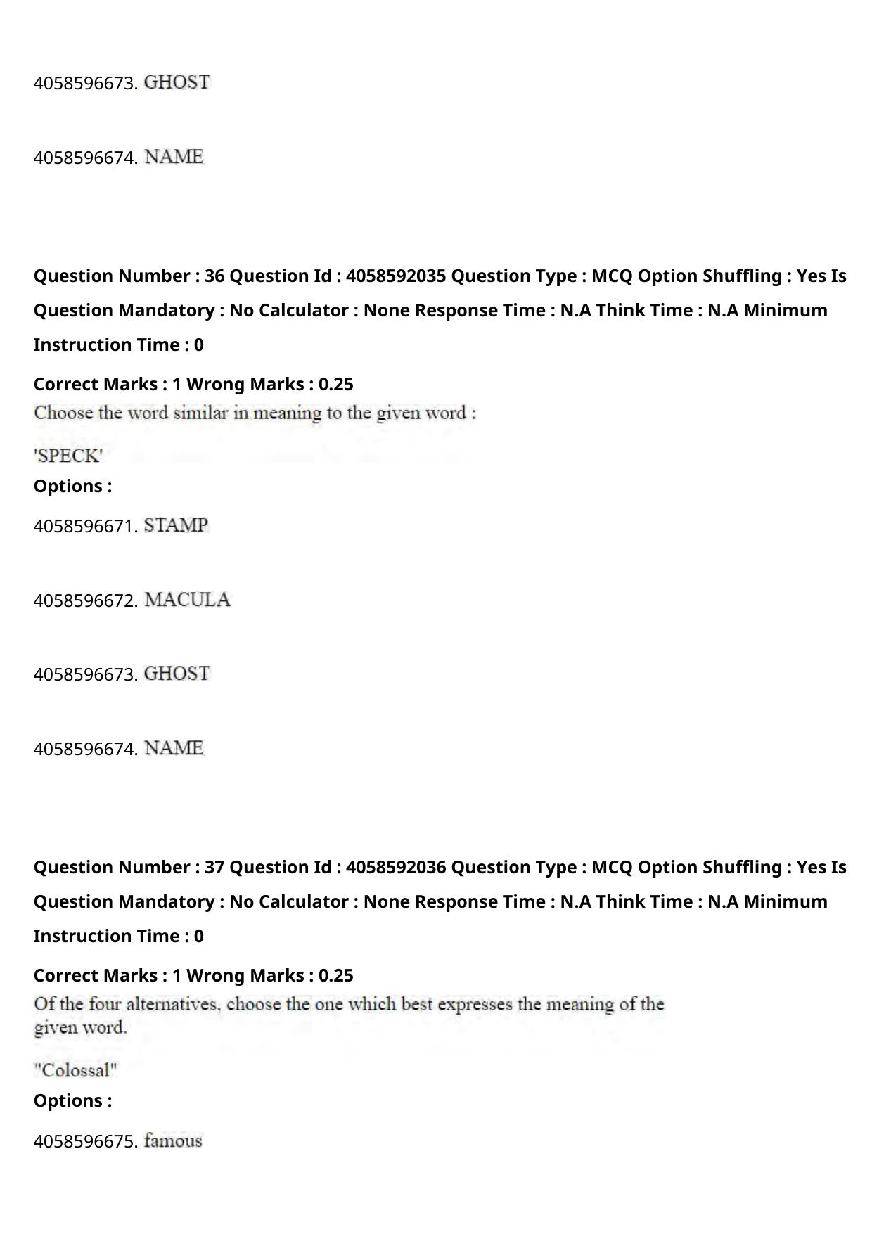 NIFT 2024 Sample Paper - Page 43