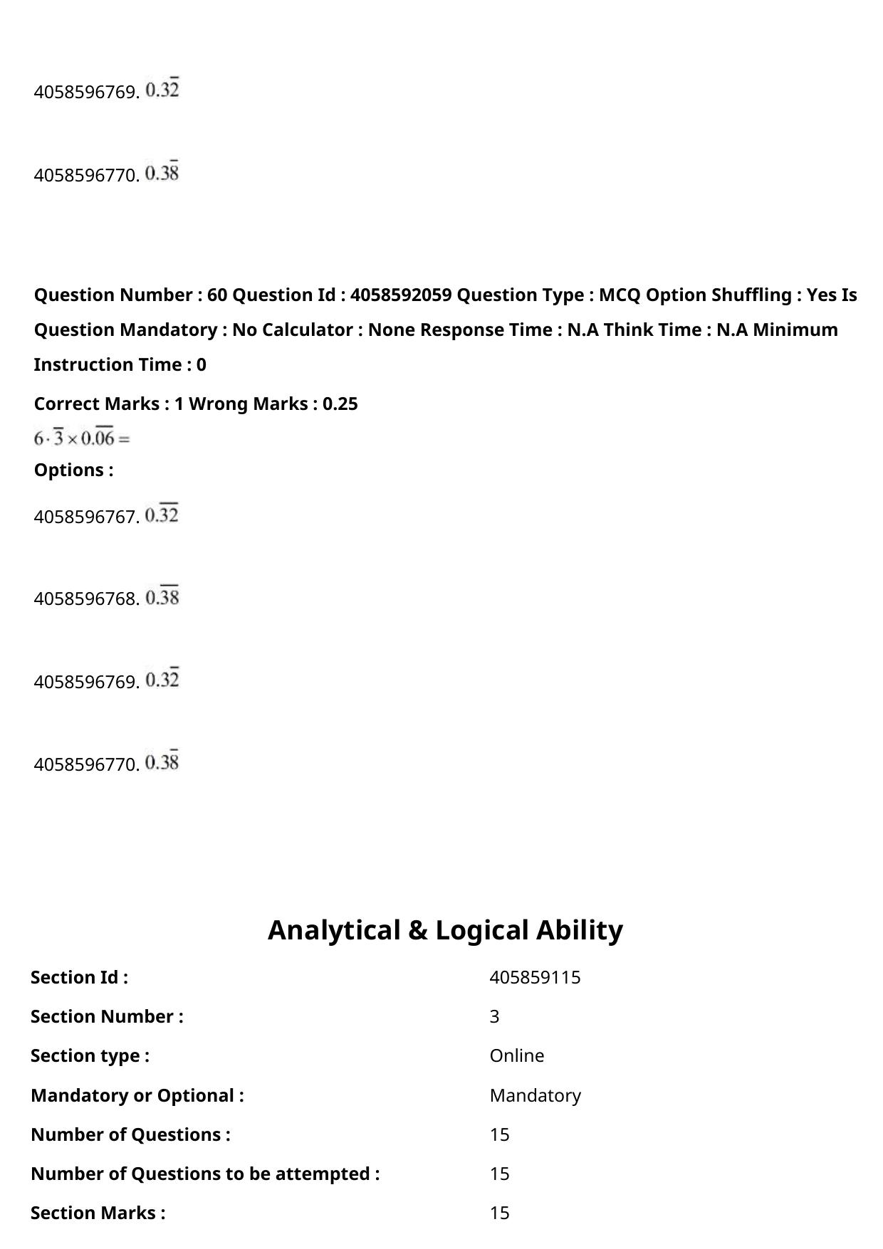 NIFT 2024 Sample Paper - Page 68
