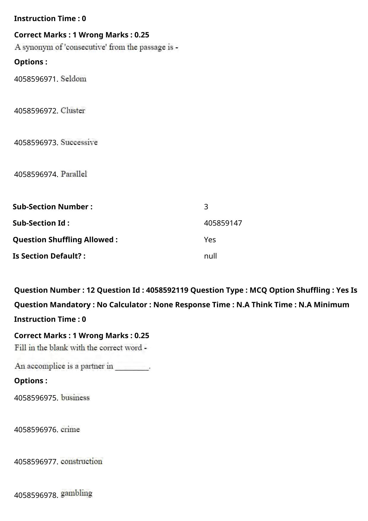 NIFT 2024 Sample Paper - Page 135