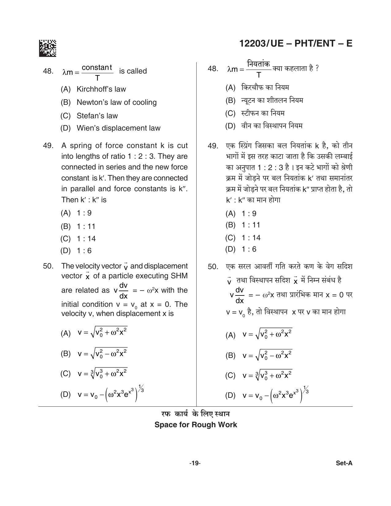 CG PPHT 2021 Question Paper - Page 19