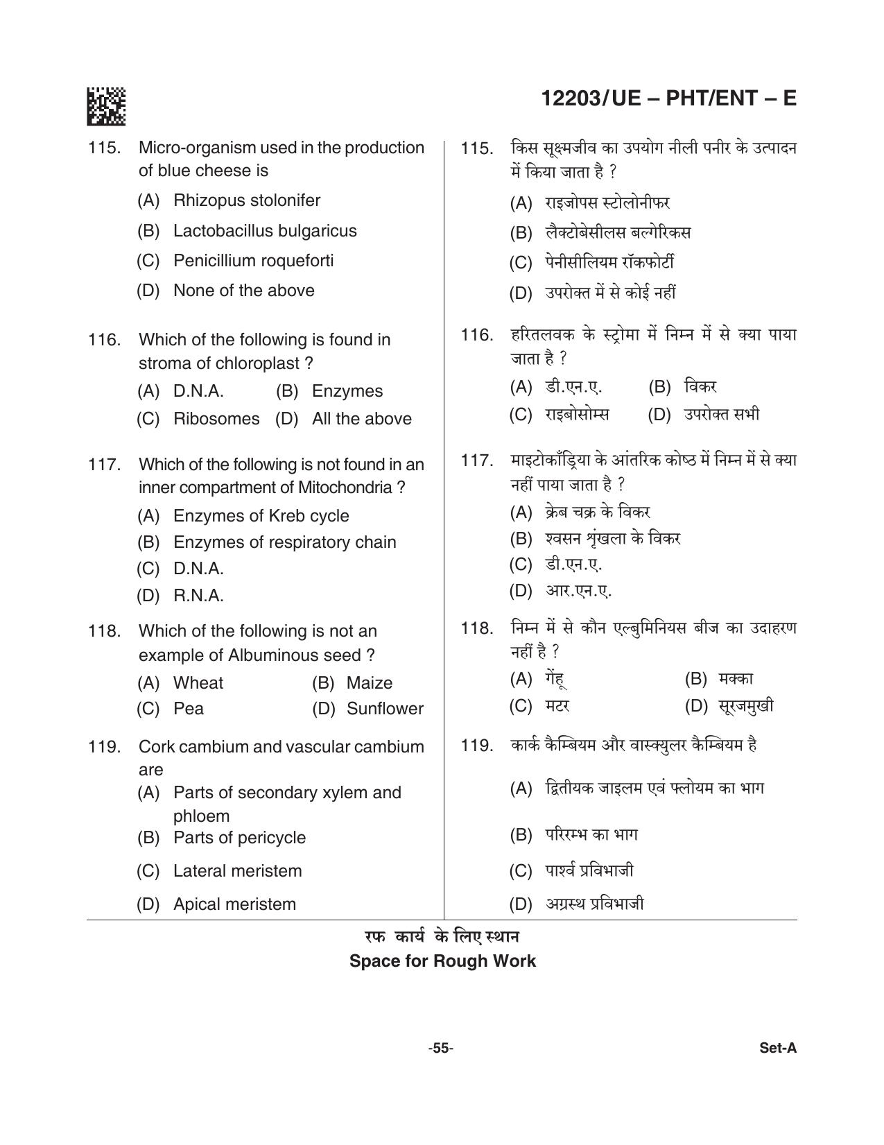 CG PPHT 2021 Question Paper - Page 55