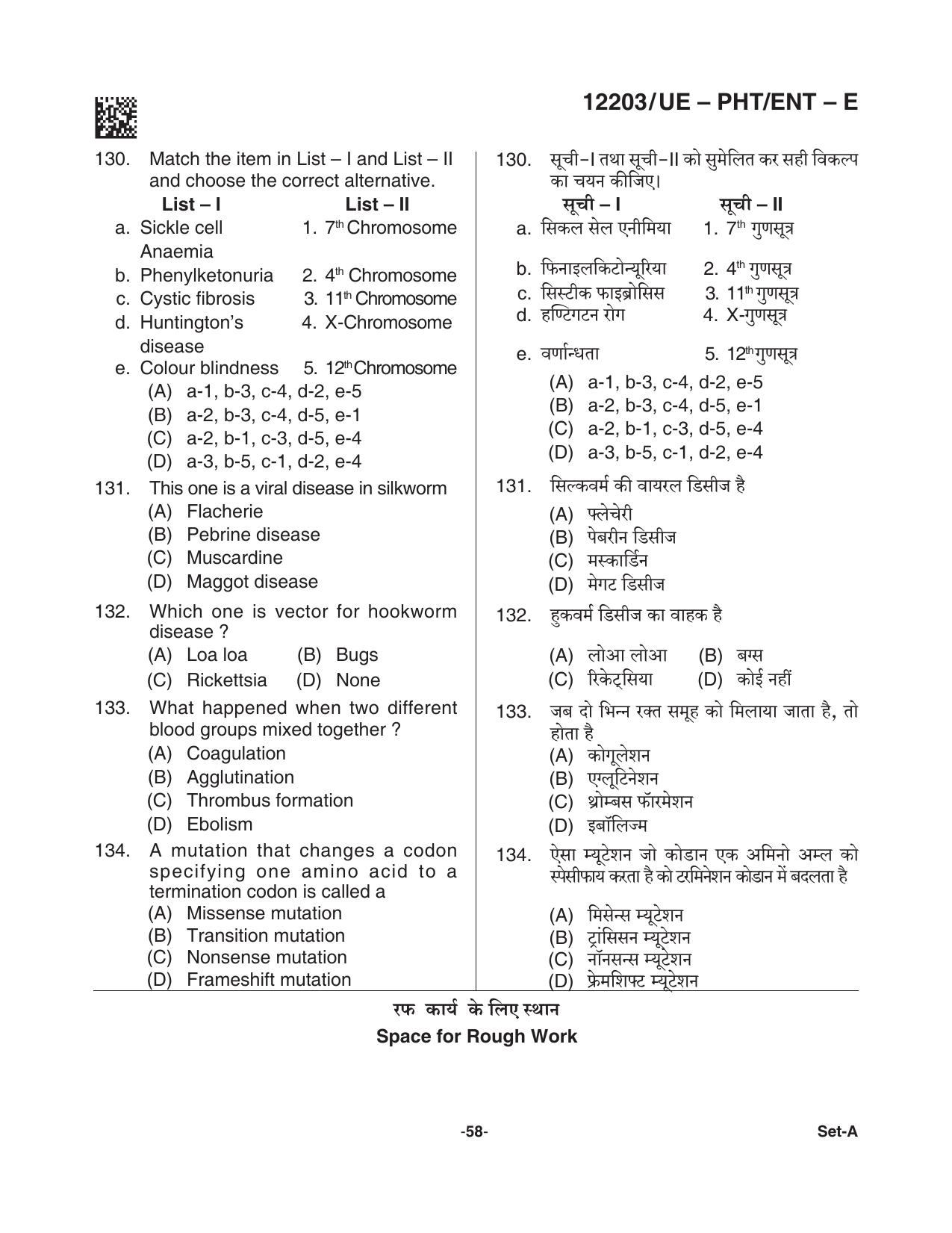 CG PPHT 2021 Question Paper - Page 58