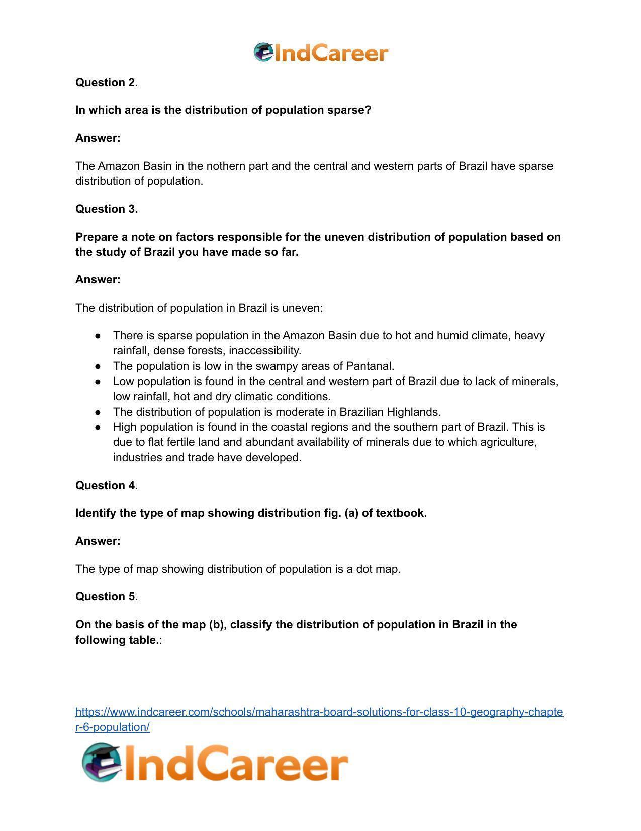 Maharashtra Board Solutions for Class 10- Geography: Chapter 6- Population - Page 12