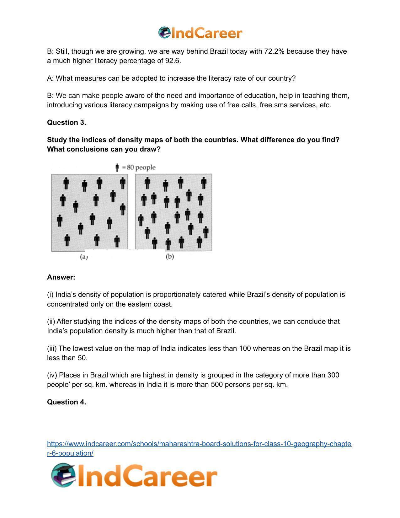 Maharashtra Board Solutions for Class 10- Geography: Chapter 6- Population - Page 17