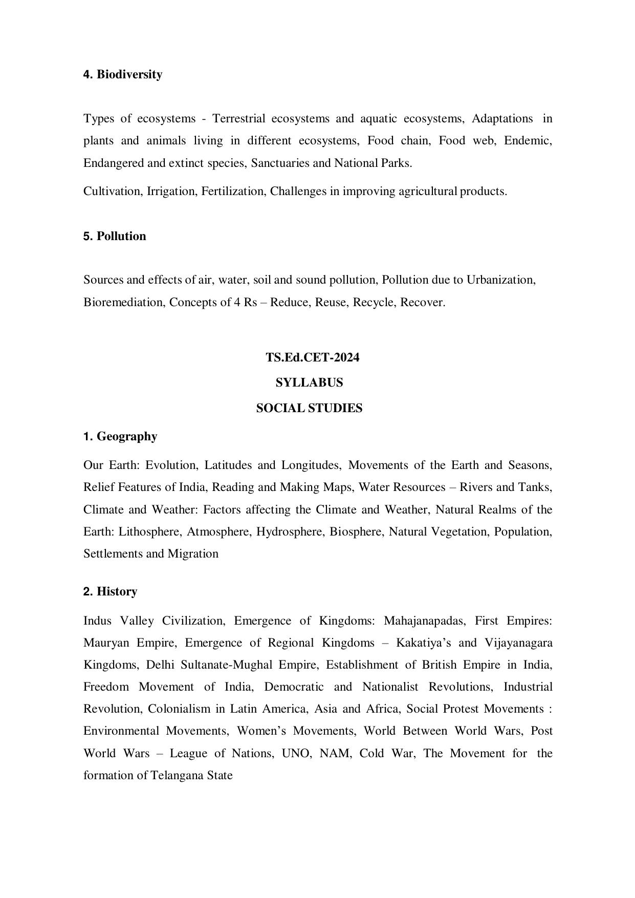 TS EdCET Syllabus - Page 7