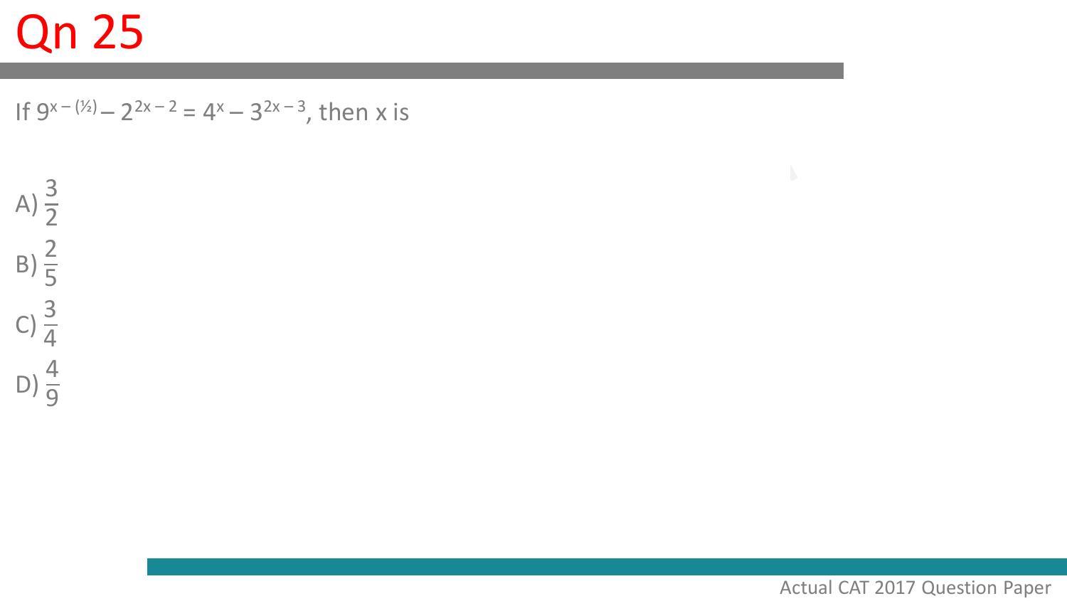 CAT 2017 CAT QA Slot 2 Question Paper - Page 26