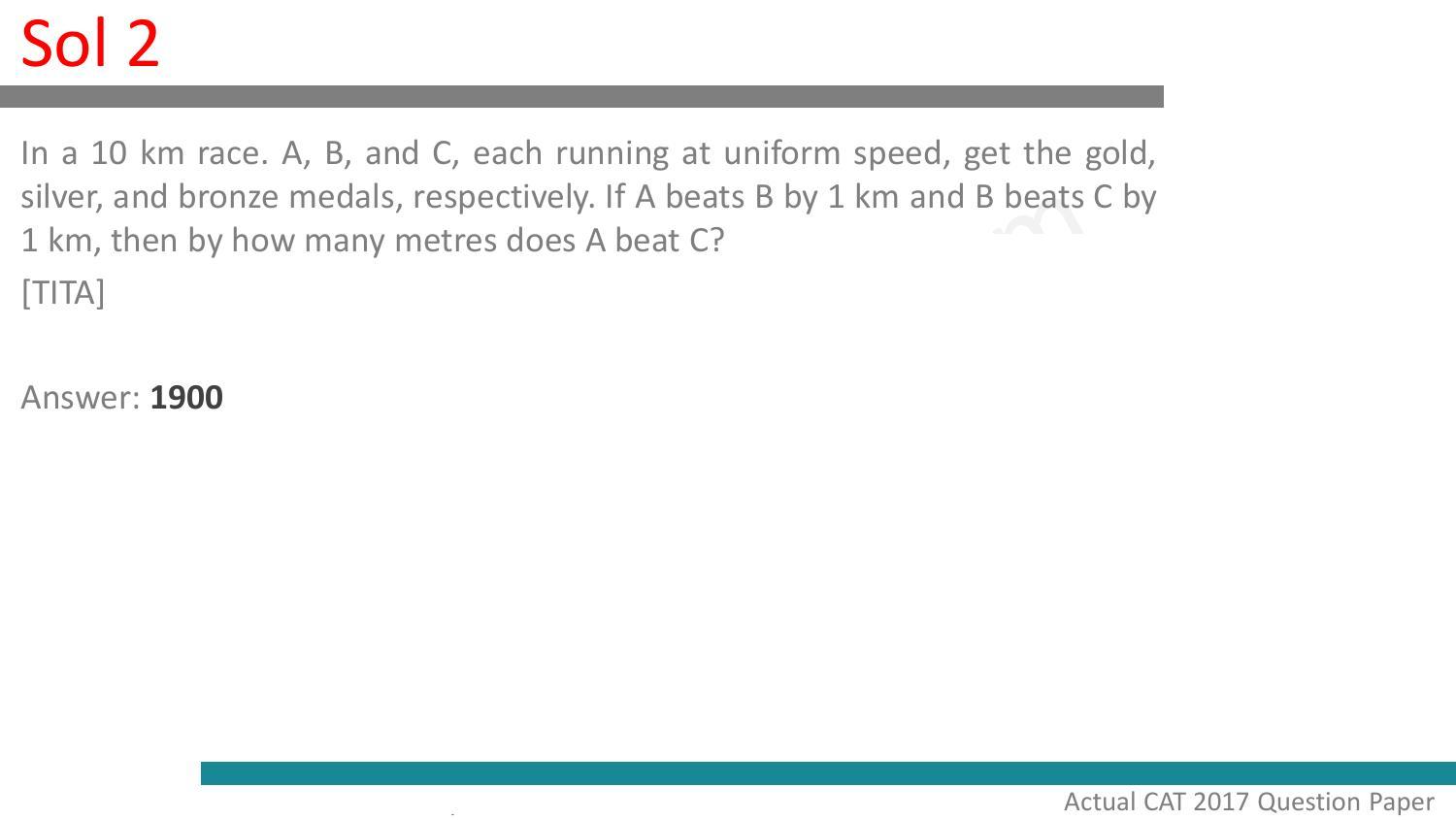CAT 2017 CAT QA Slot 2 Question Paper - Page 38