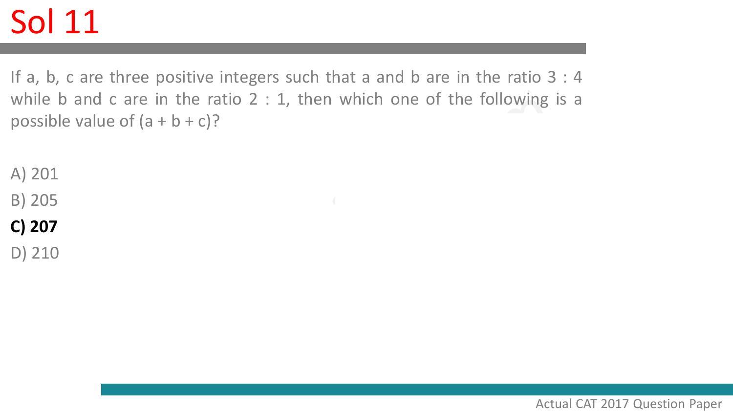 CAT 2017 CAT QA Slot 2 Question Paper - Page 47