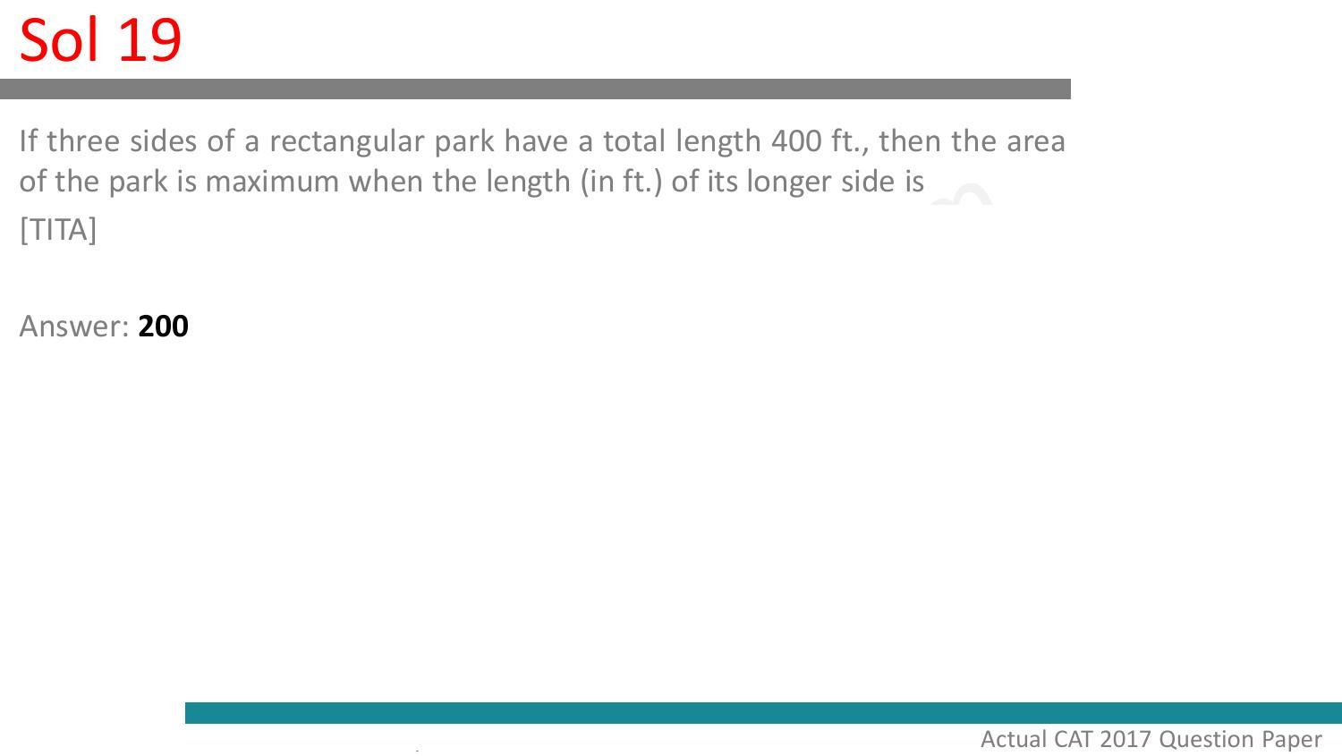 CAT 2017 CAT QA Slot 2 Question Paper - Page 55