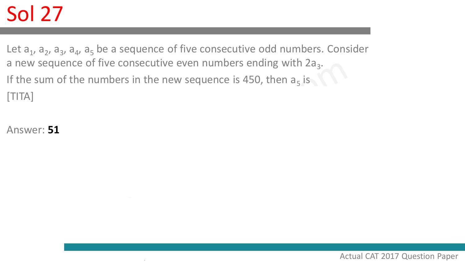 CAT 2017 CAT QA Slot 2 Question Paper - Page 63