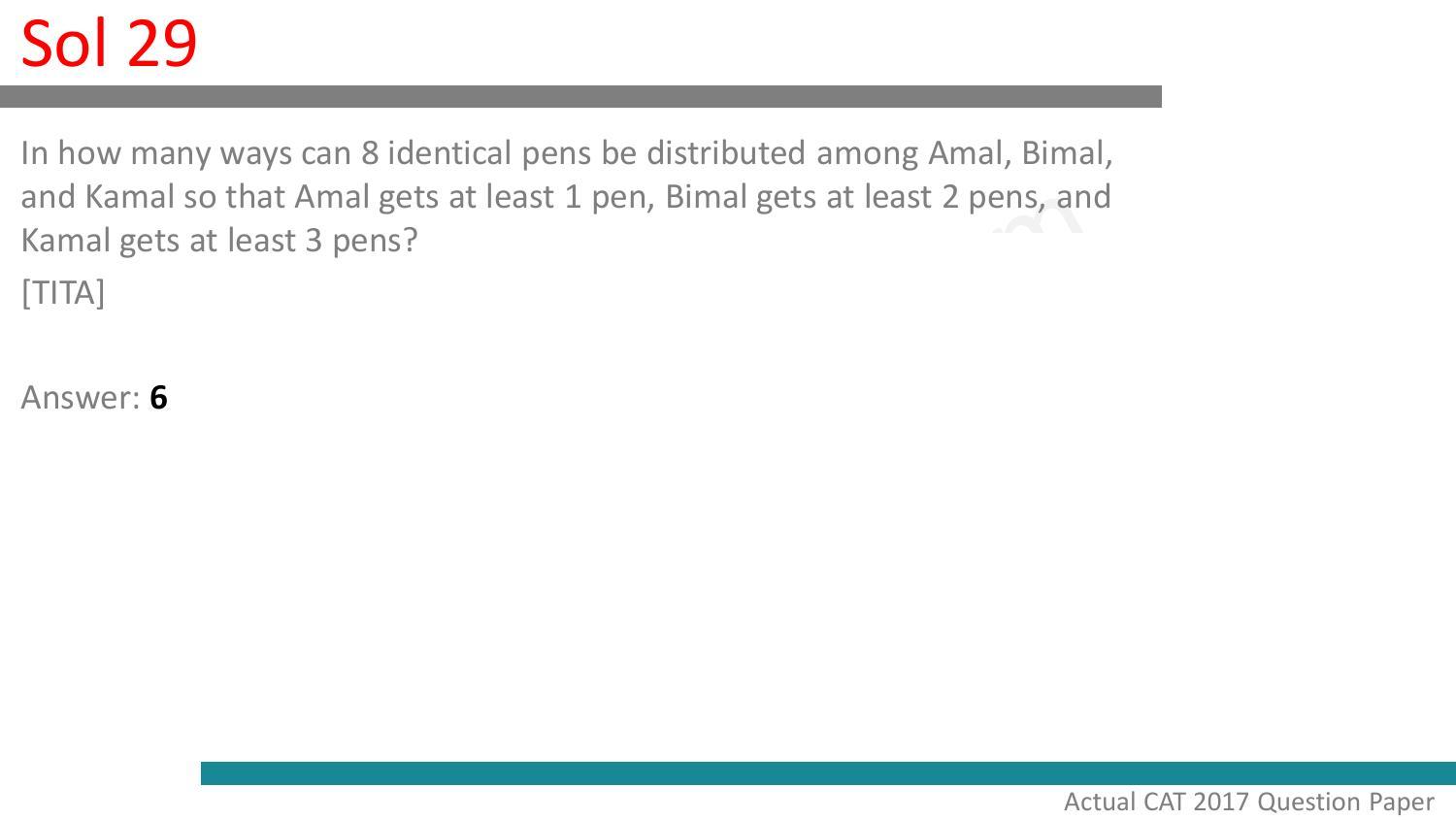 CAT 2017 CAT QA Slot 2 Question Paper - Page 65