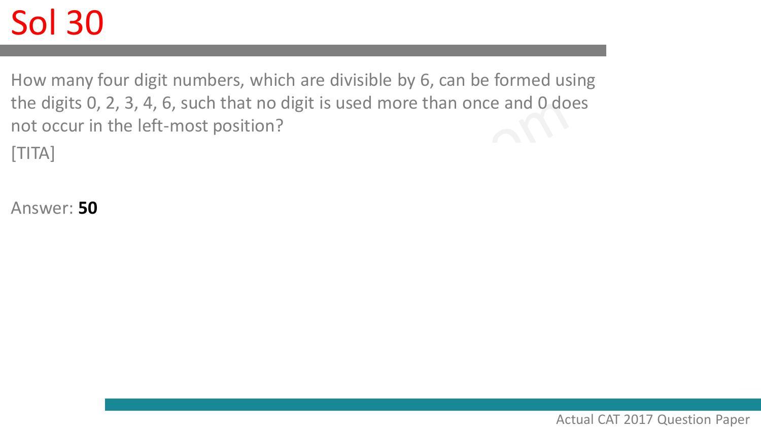 CAT 2017 CAT QA Slot 2 Question Paper - Page 66