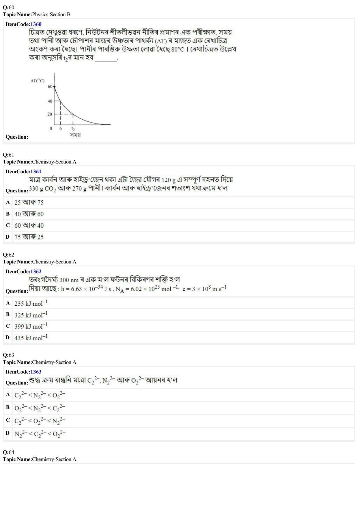 JEE Mains 2022: BTech Assamese (Shift 2) 24-06-2022 Question Paper - Page 13