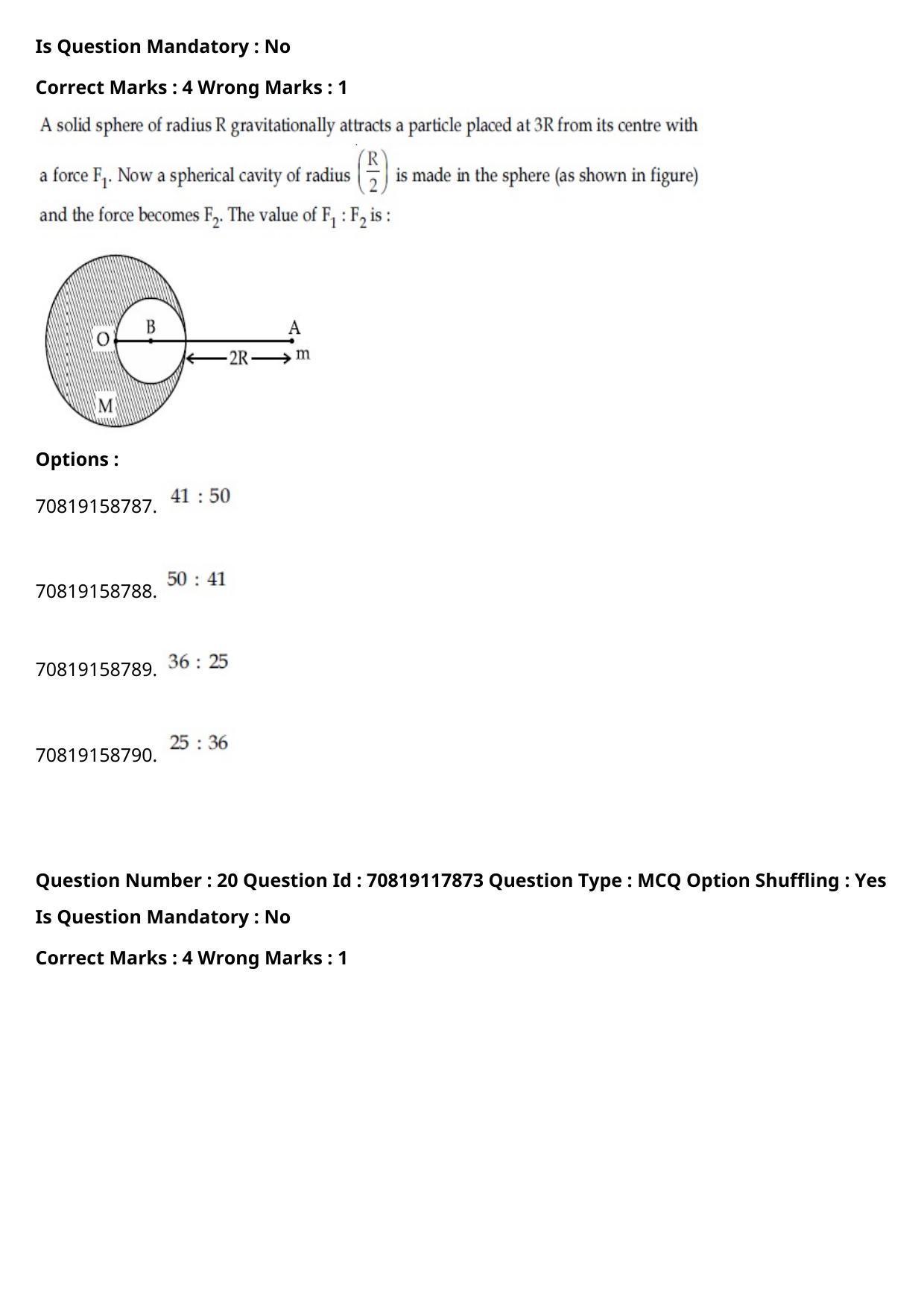 JEE Mains 2021: BTech Bengali (Shift 1) 25-02-2021 Question Paper - Page 25